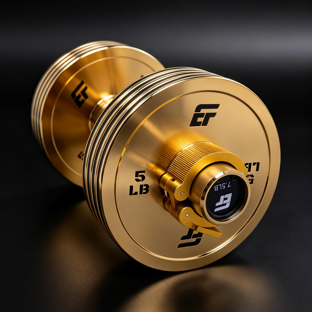ERGOLIFE Pro-Series Adjustable Dumbbell - Gold