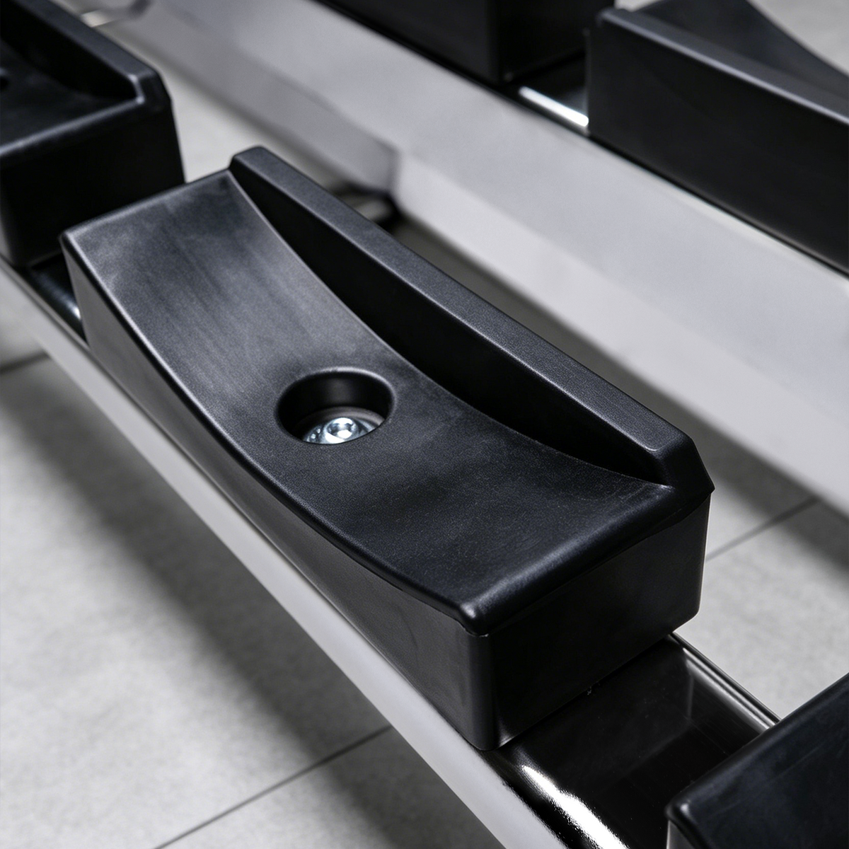 ERGOLIFE WCORE CHROME HEAVY | Commercial Chrome Dumbbell Set 5–140 lb