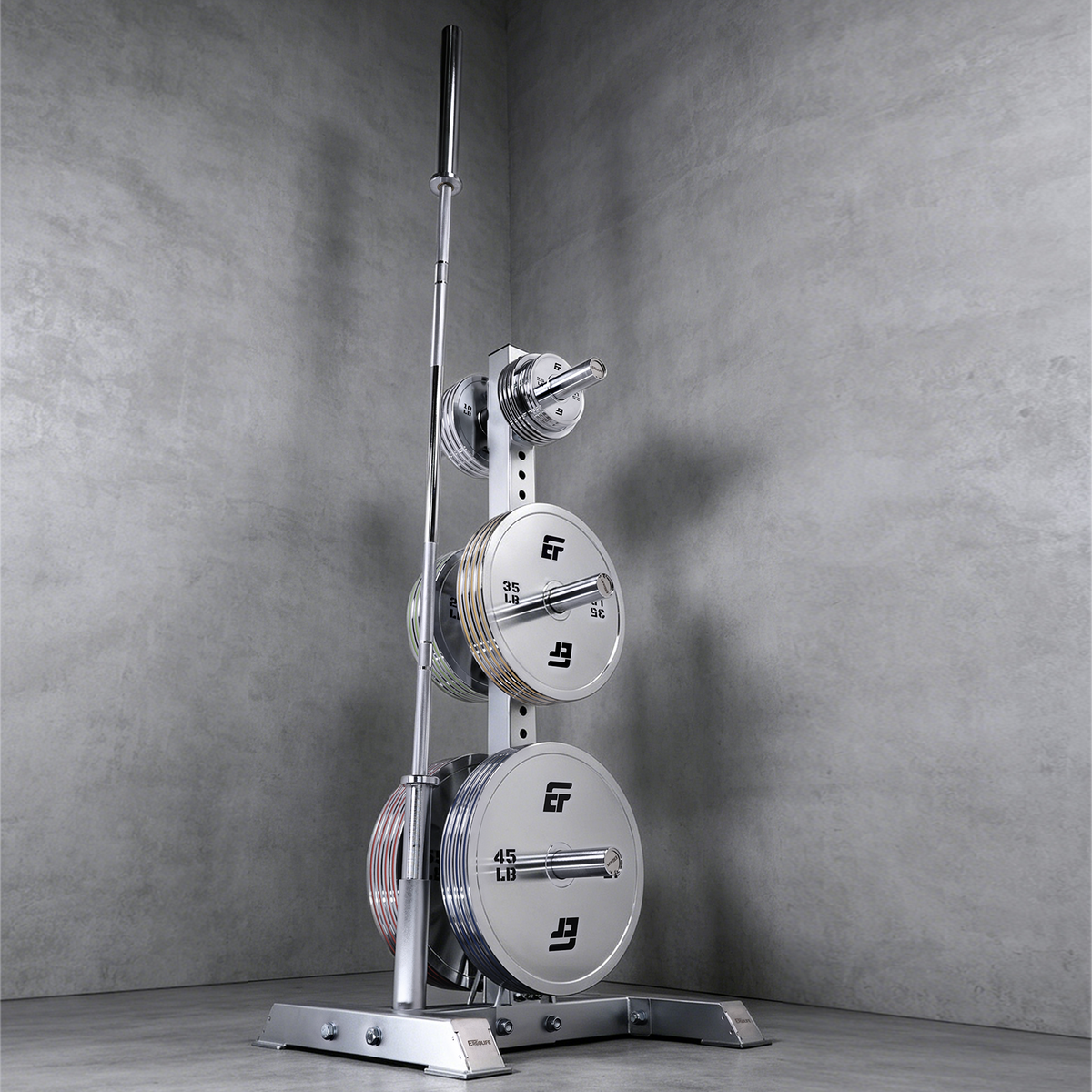 ERGOLIFE Forged Steel Vertical Plate Organizer (Storage Rack Only)