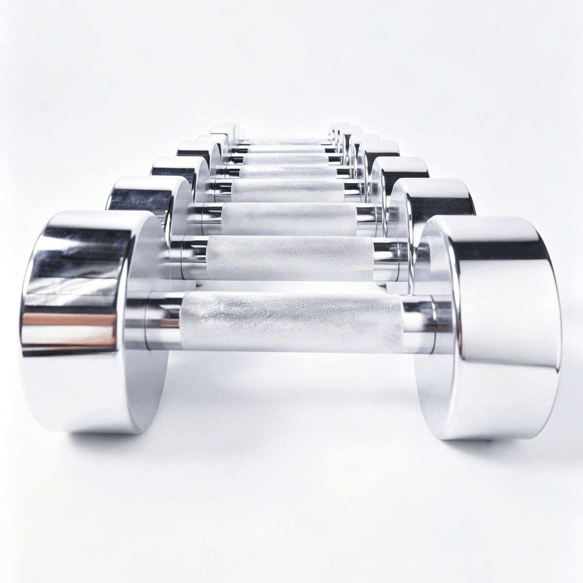 ERGOLIFE WCORE CHROME LIGHT | Studio Chrome Dumbbell Set 2–20 lb