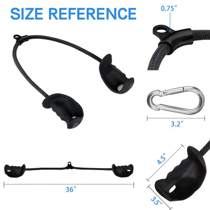 ERGOLIFE Bicep Rope with Ergonomic Grip