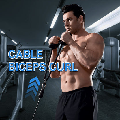 ERGOLIFE Bicep Rope with Ergonomic Grip