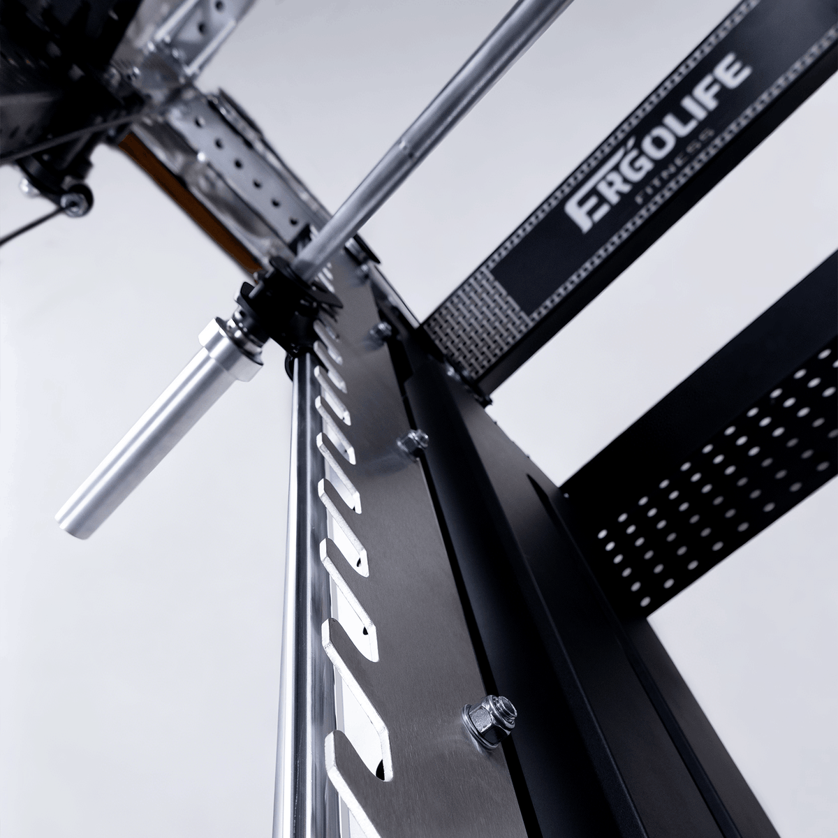 ERGOLIFE All‑in‑One Training Rack: Smith + Cable Crossover + Power Rack for Home & Gym