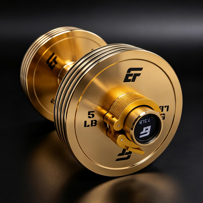 ERGOLIFE Pro-Series Adjustable Dumbbell - Gold