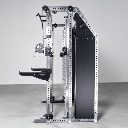 ERGOLIFE All‑in‑One Training Rack: Smith + Cable Crossover + Power Rack for Home & Gym