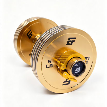 ERGOLIFE Pro-Series Adjustable Dumbbell - Gold