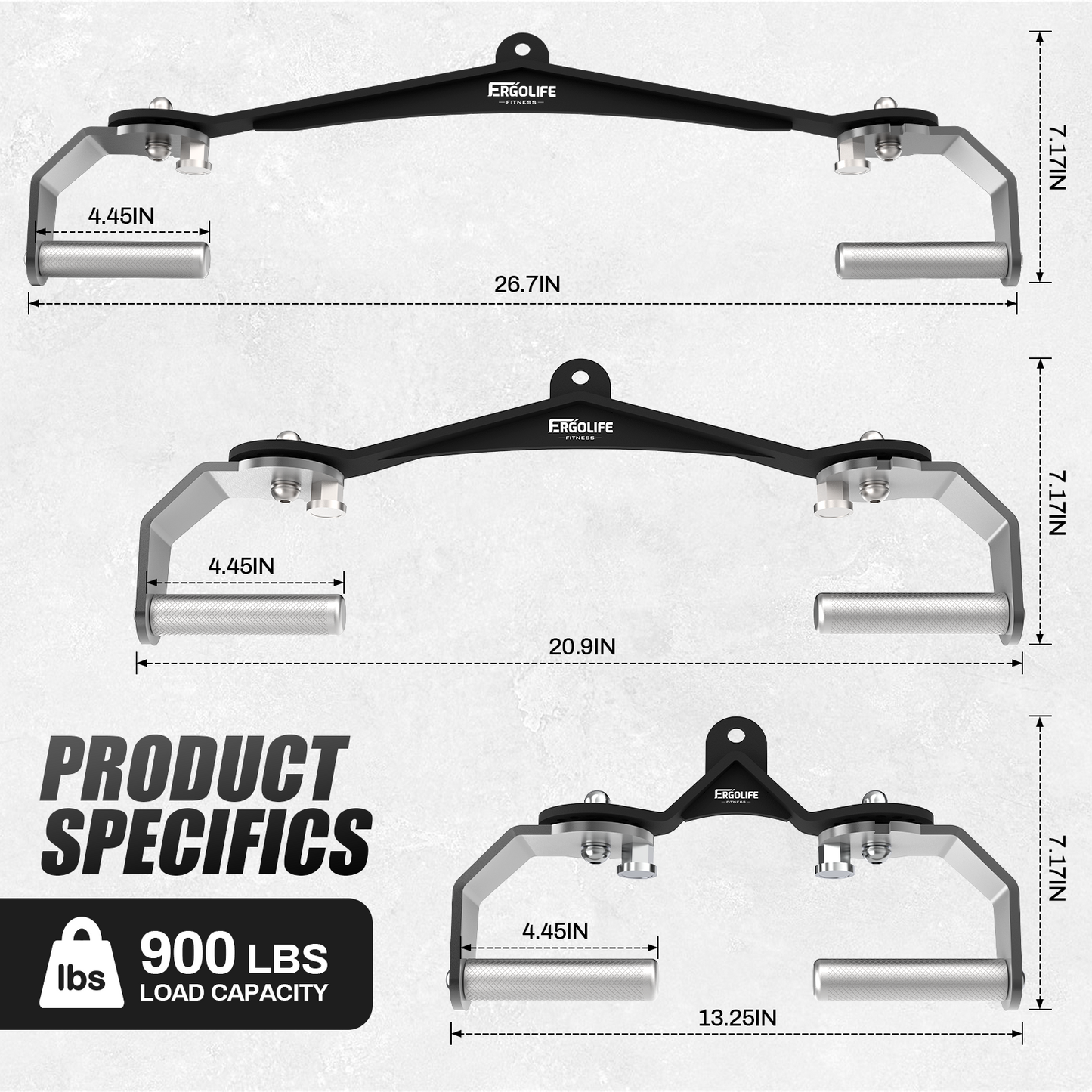 ERGOLIFE Rotating Handle for High Pulley