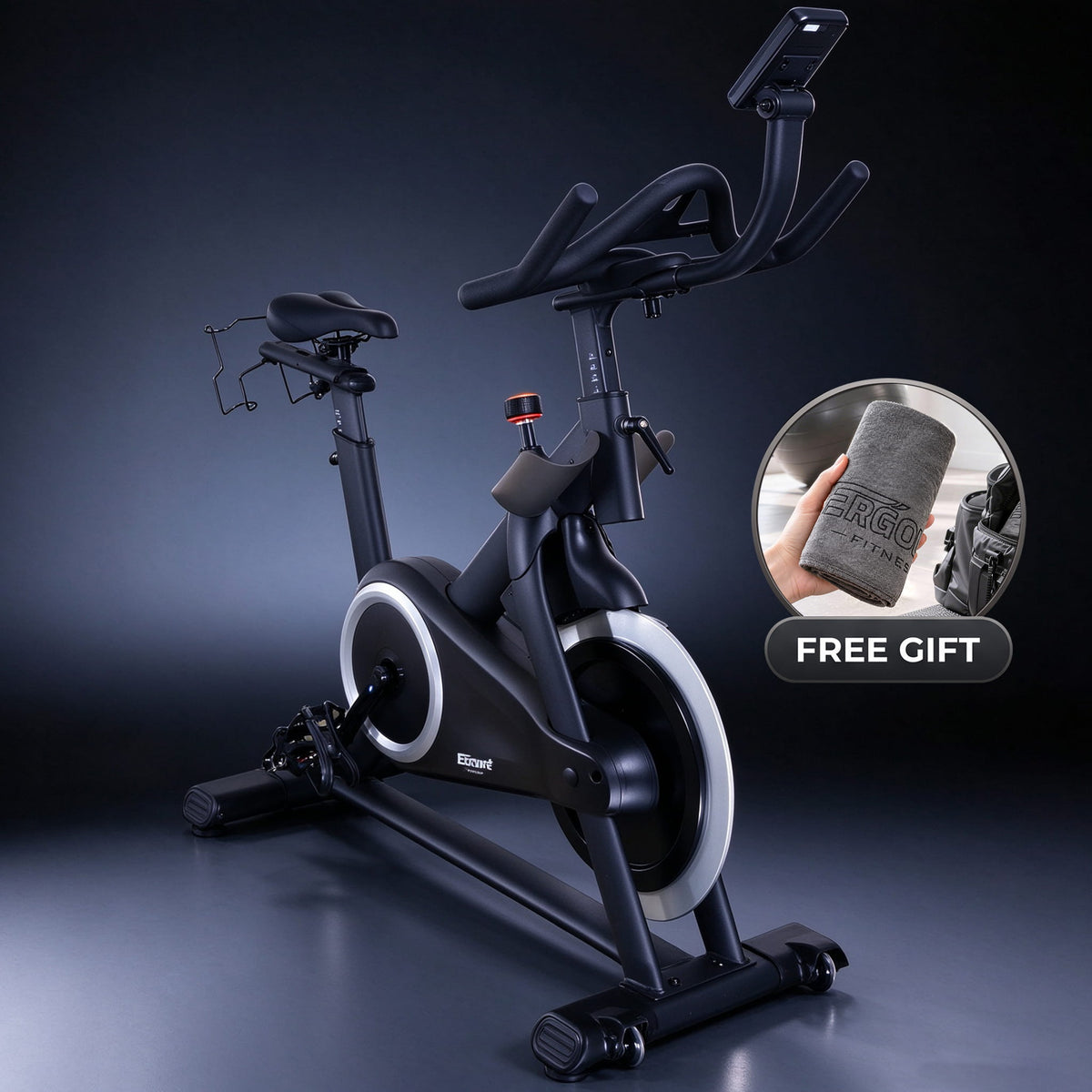 ERGOLIFE ECORE Z RIDE B2| Front-Flywheel Magnetic Indoor Cycling Bike