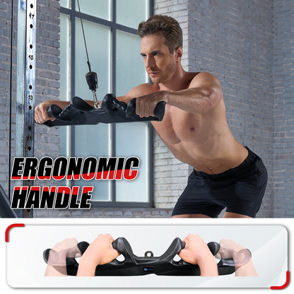 ERGOLIFE LAT Pulldown Attachments-LAT Pull Down Bar with Ergonomic Grips