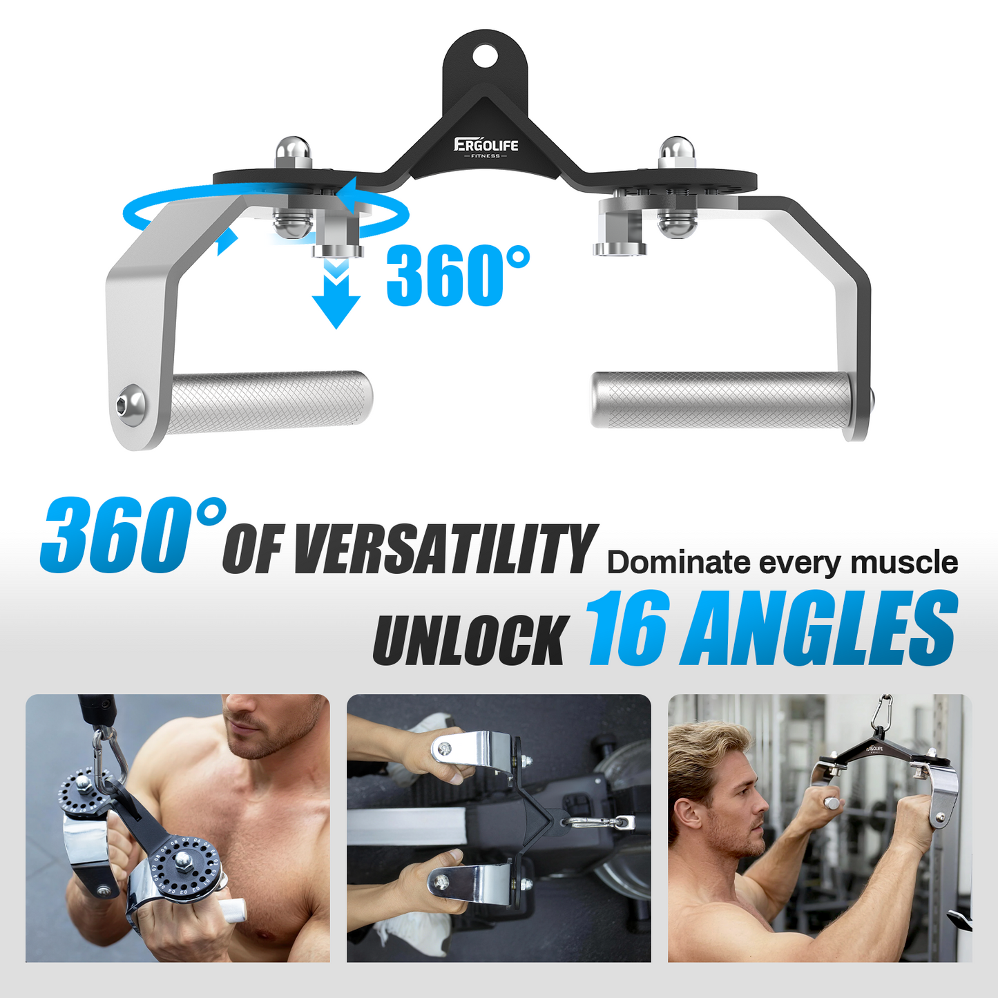 ERGOLIFE Rotating Handle for High Pulley
