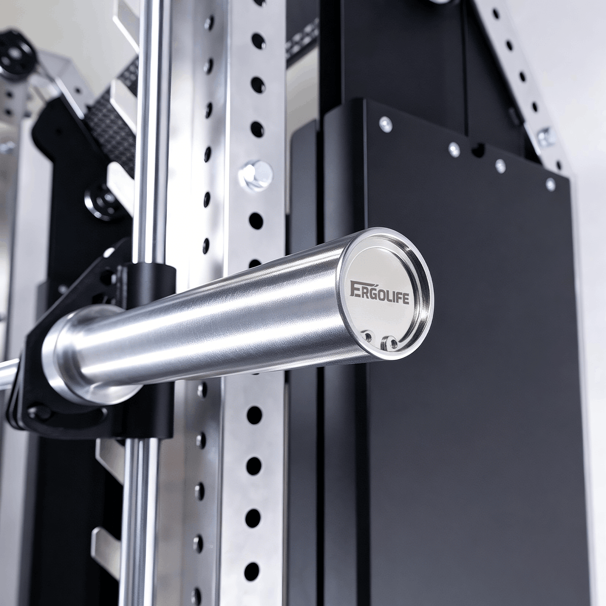 ERGOLIFE All‑in‑One Training Rack: Smith + Cable Crossover + Power Rack for Home & Gym