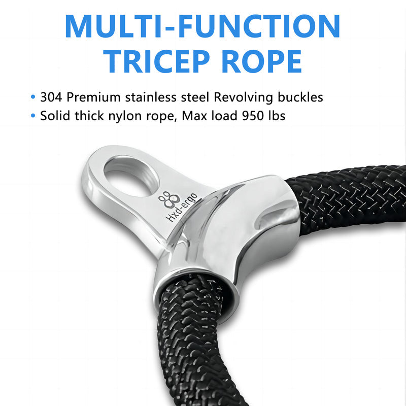 ERGOLIFE Tricep Rope with Ergonomic Handles
