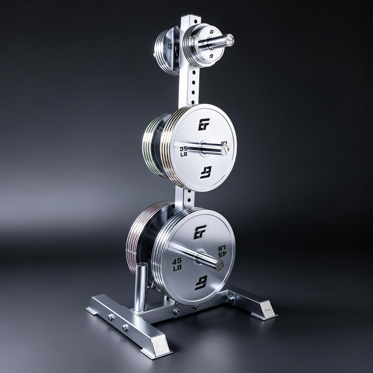 ERGOLIFE Forged Steel Vertical Plate Organizer (Storage Rack Only)
