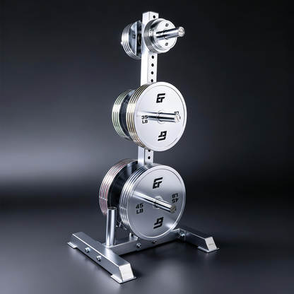 ERGOLIFE Forged Steel Vertical Plate Organizer (Storage Rack Only)