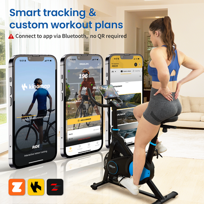 ERGOLIFE Magnetic & Air Resistance Indoor Bike
