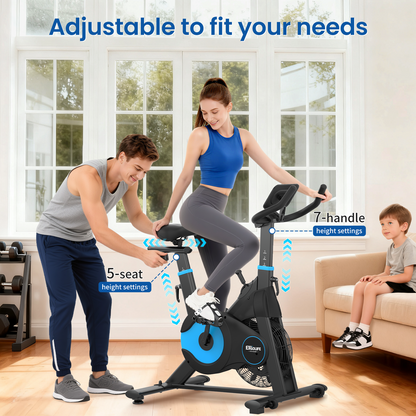 ERGOLIFE Magnetic & Air Resistance Indoor Bike