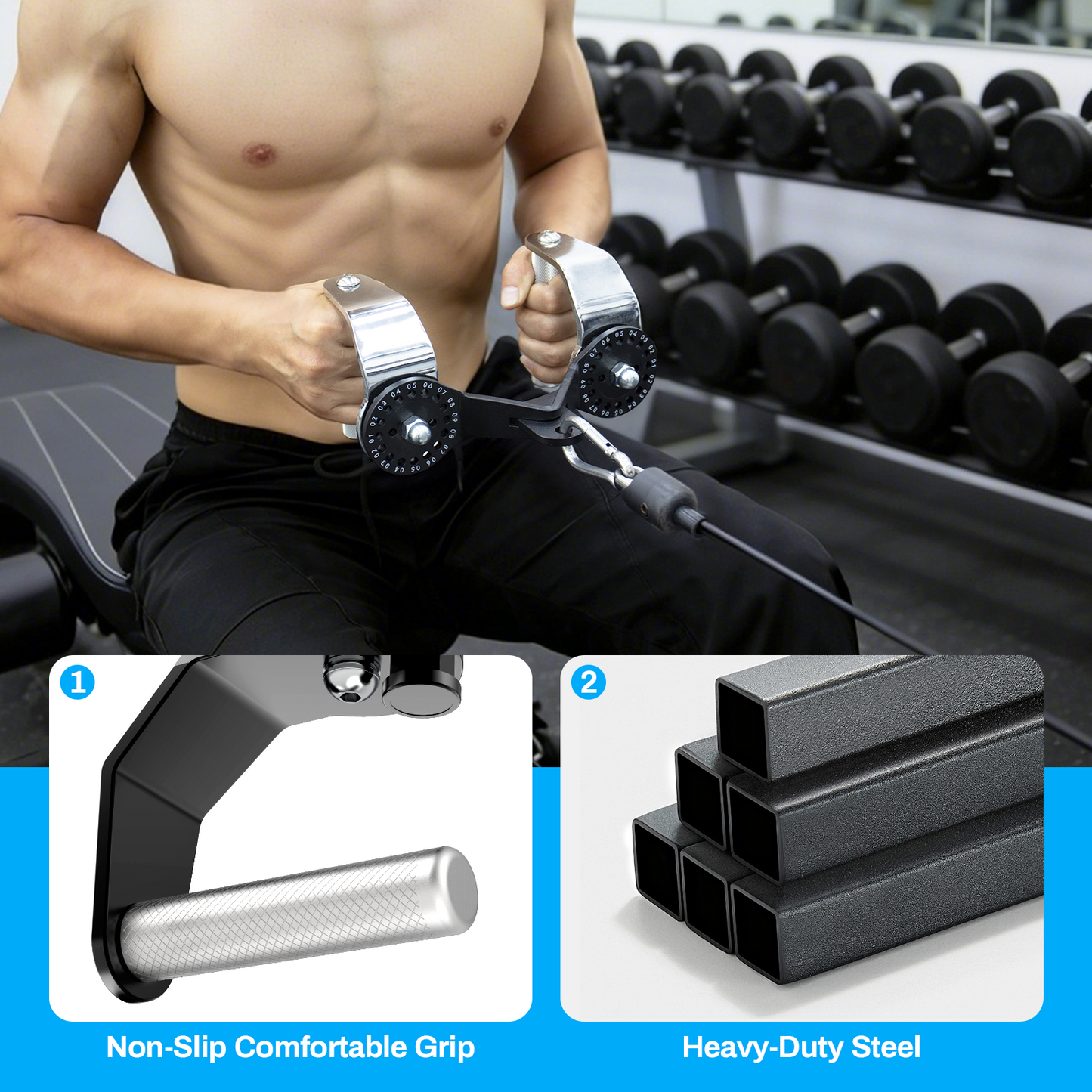 ERGOLIFE Rotating Handle for High Pulley