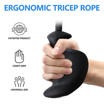 ERGOLIFE Tricep Rope with Ergonomic Handles