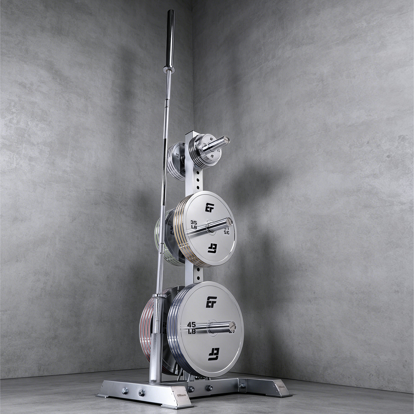 ERGOLIFE Forged Steel Vertical Plate Organizer (Storage Rack Only)