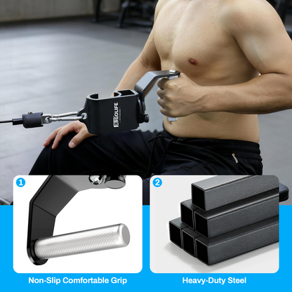 ERGOLIFE 360° Rotating Pull-Up Handles Ergonomic Strength Training Attachments