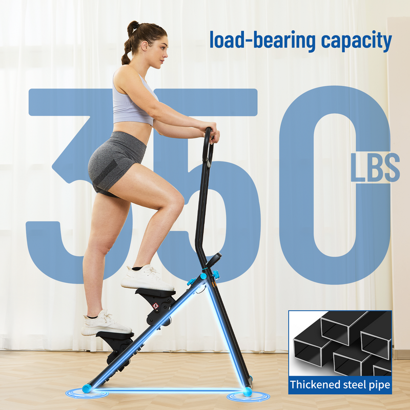 ERGOLIFE 6-Level Adjustable Resistance Foldable Stair Stepper (350lbs)