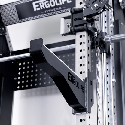 ERGOLIFE All‑in‑One Training Rack: Smith + Cable Crossover + Power Rack for Home & Gym