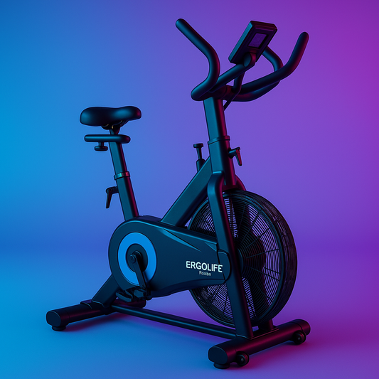 ERGOLIFE Magnetic & Air Resistance Indoor Bike