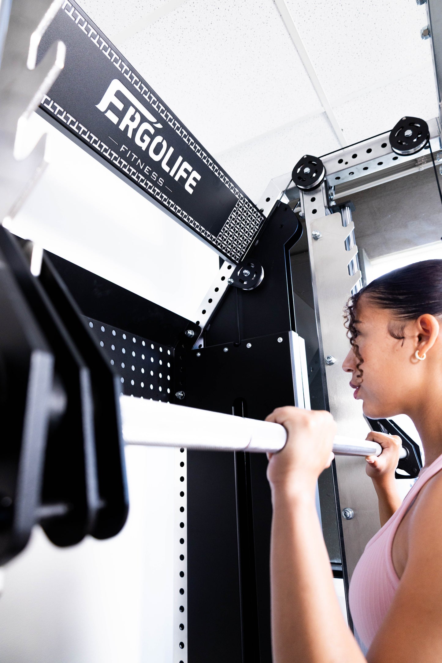 ERGOLIFE All‑in‑One Training Rack: Smith + Cable Crossover + Power Rack for Home & Gym