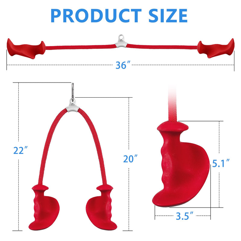 ERGOLIFE Tricep Rope with Ergonomic Handles