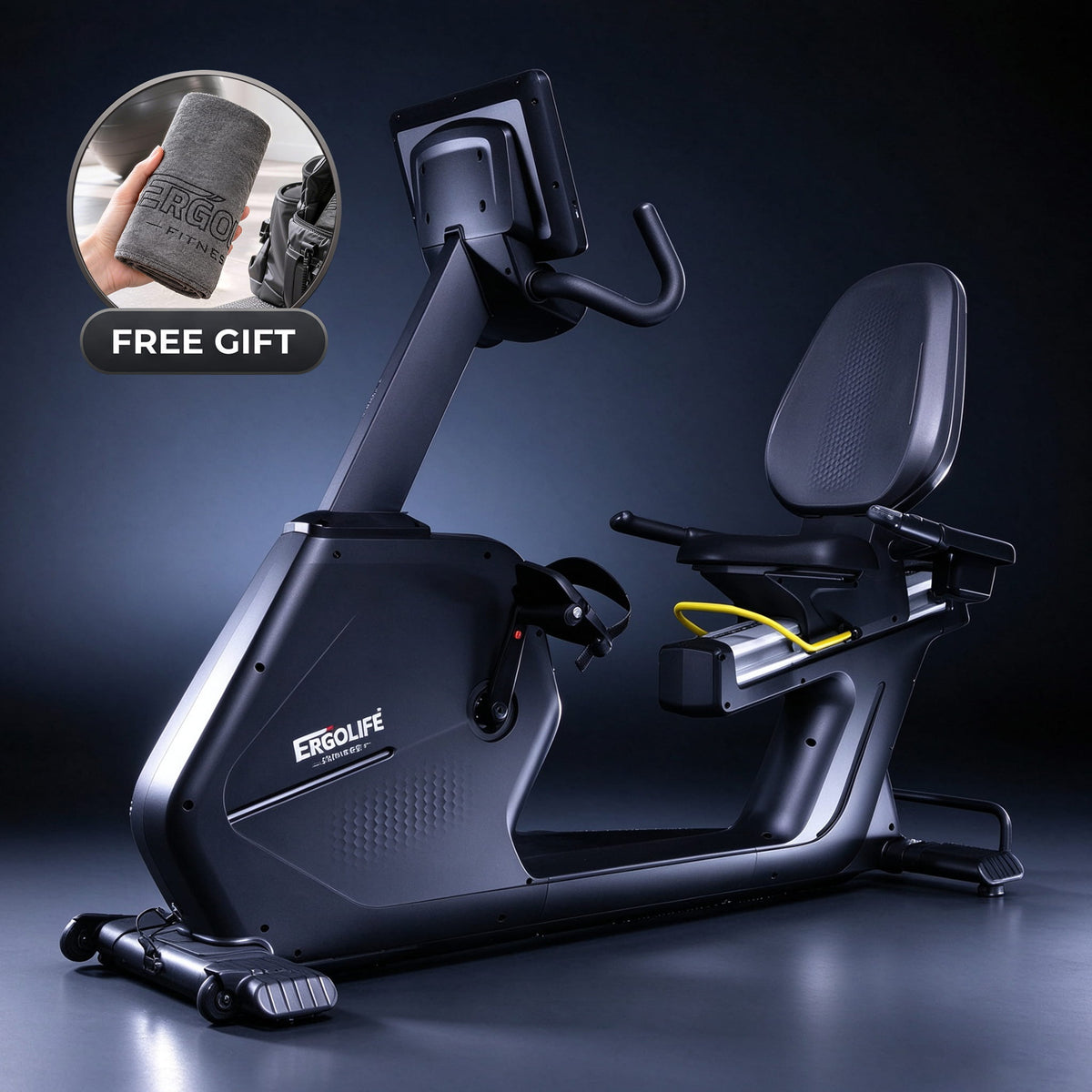 ERGOLIFE ECORE Z RECUMBENT R1| Recumbent Exercise Bike