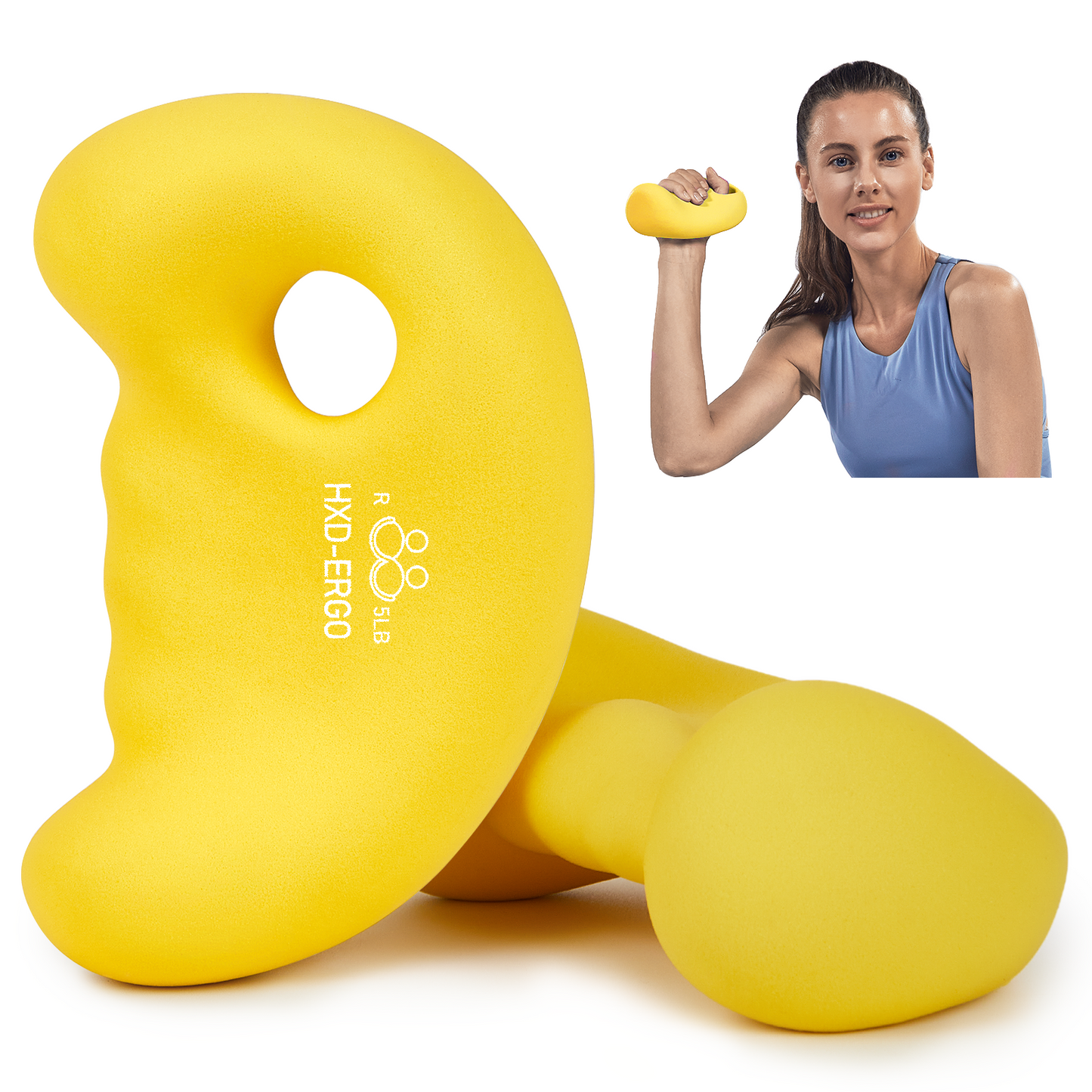 ERGOLIFE Ergonomic Dumbbells Weights