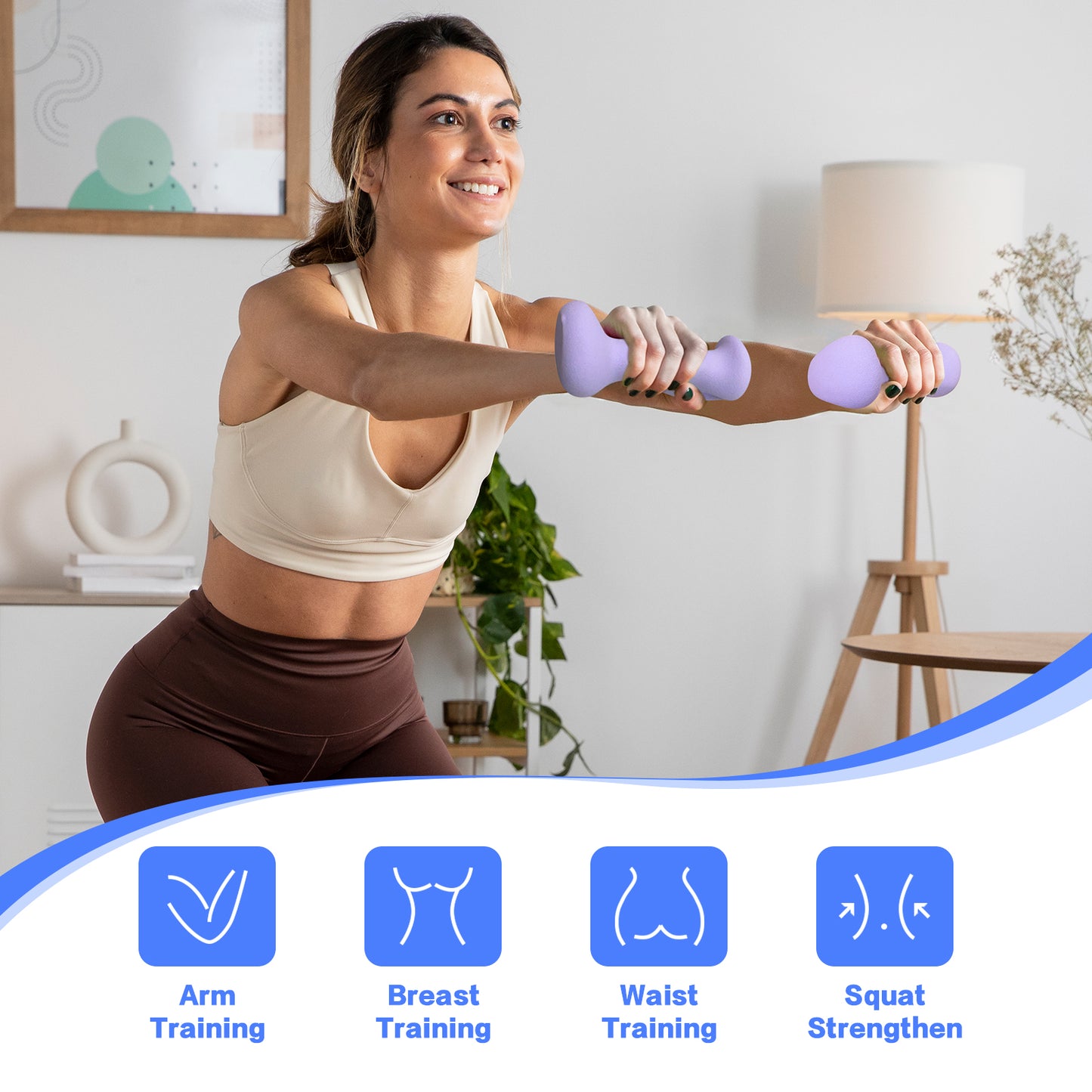 ERGOLIFE Ergonomic Dumbbells Weights