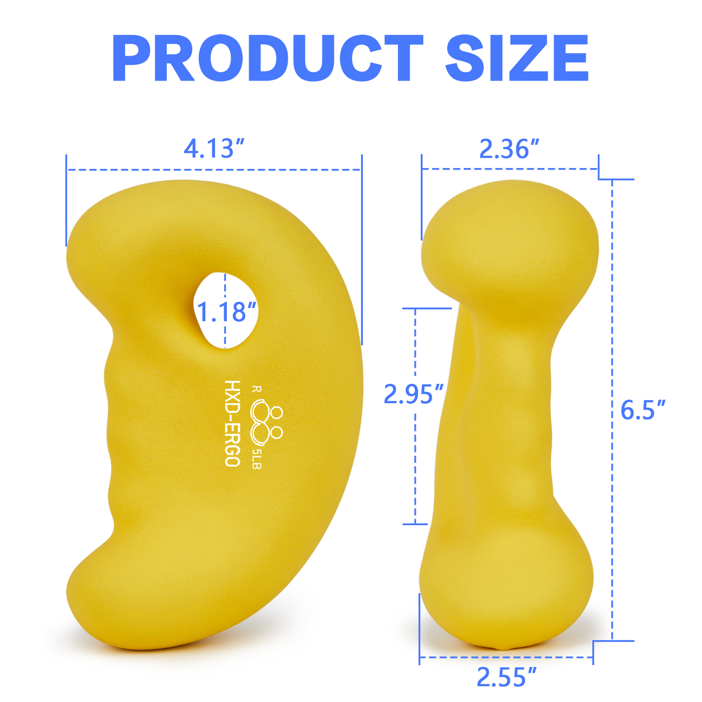 ERGOLIFE Ergonomic Dumbbells Weights