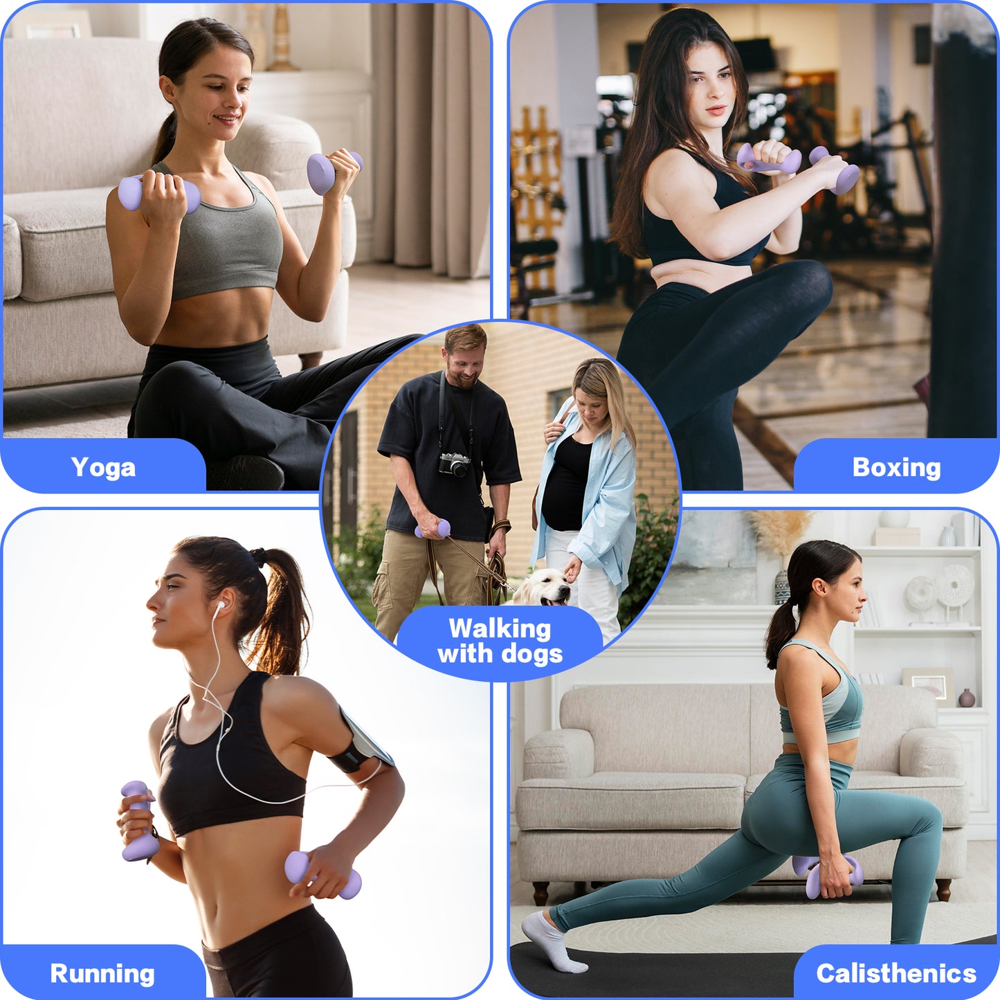 ERGOLIFE Ergonomic Dumbbells Weights